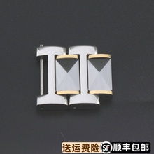 罗西尼原厂原装表链7443正品钢带6443单节5443间金钨钢蝴蝶扣表带