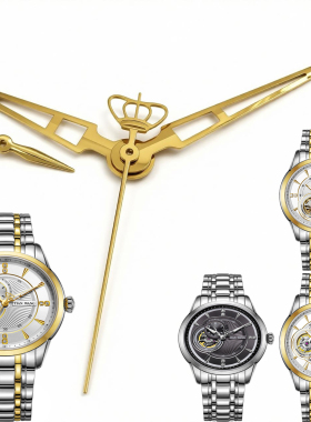 天王表针GS5882原装精钢指针原厂5882正品时分秒刻度夜光套针