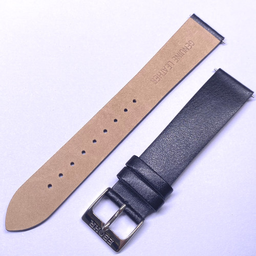 依波表带236124原装正品02361246原厂真牛皮带超薄0236男款12MM