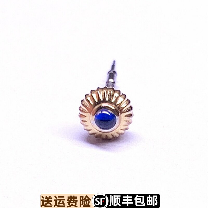 罗西尼表5718原装正品镶钻蓝宝石防水把头精钢女表表把的女式表冠