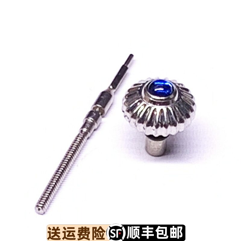 罗西尼表5576原装正品镶钻蓝宝石防水把头精钢女表表把的女式表冠