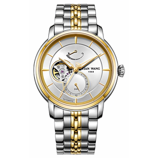 天王表5939恒隽系列男表机械表动能显示镂空男士手表礼物GS5939T