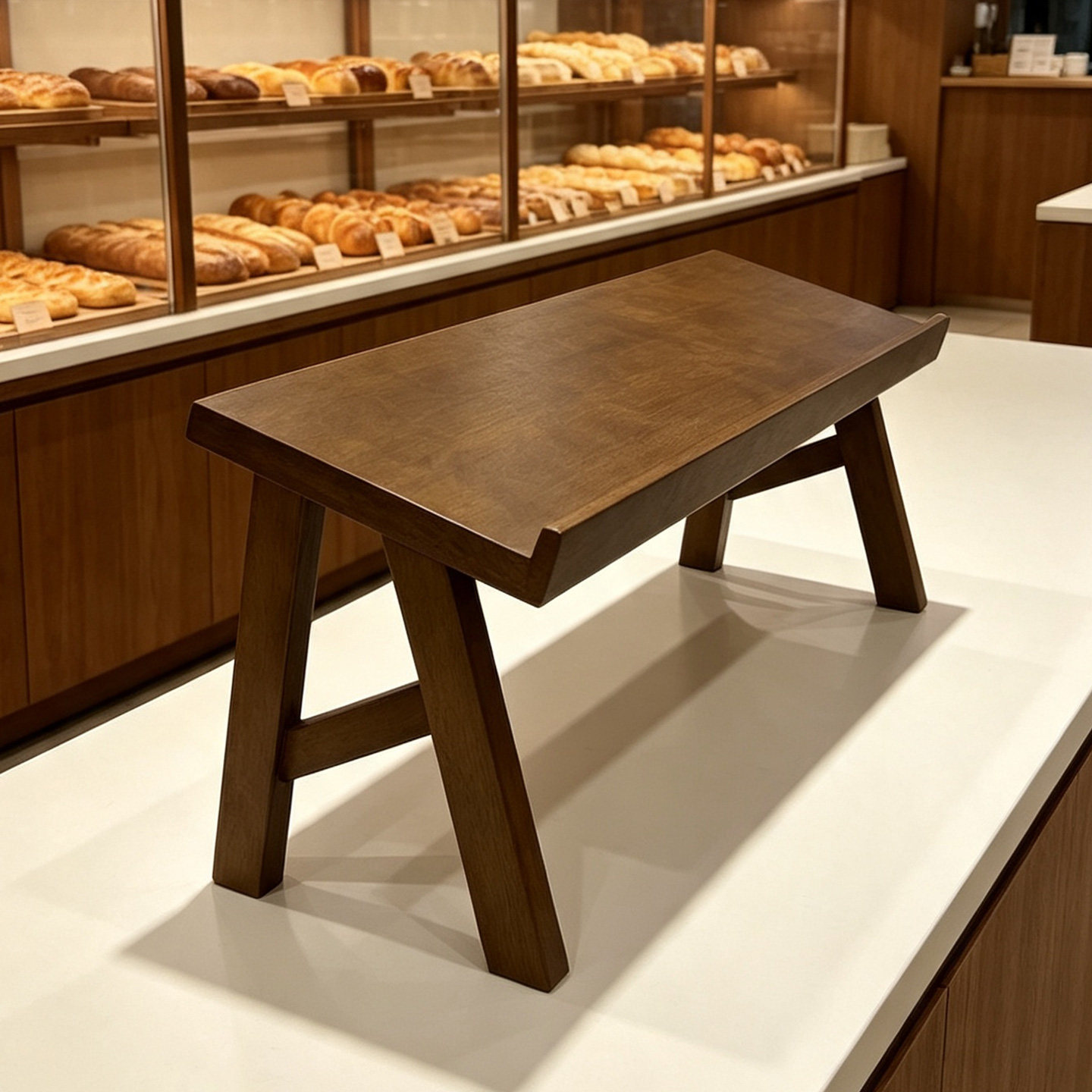 烘焙店木架木盒面包展示柜整套陈列道具面包托盘糕点自助餐陈列架