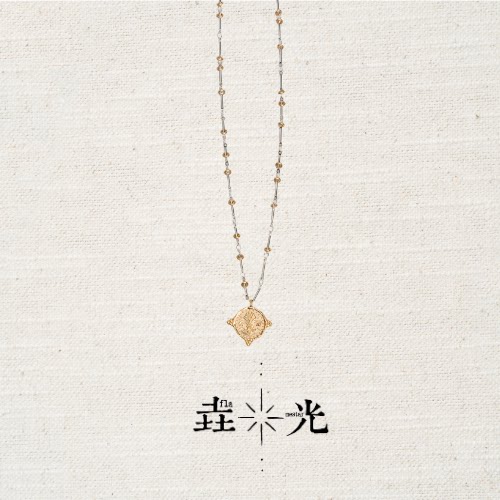 垚光金币项链百搭极简