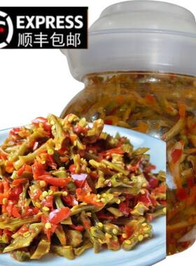 湖南特产剁椒刀豆下饭菜