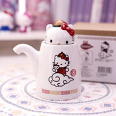 日单 KT猫卡通陶瓷造型迷你酱油壶油壶
