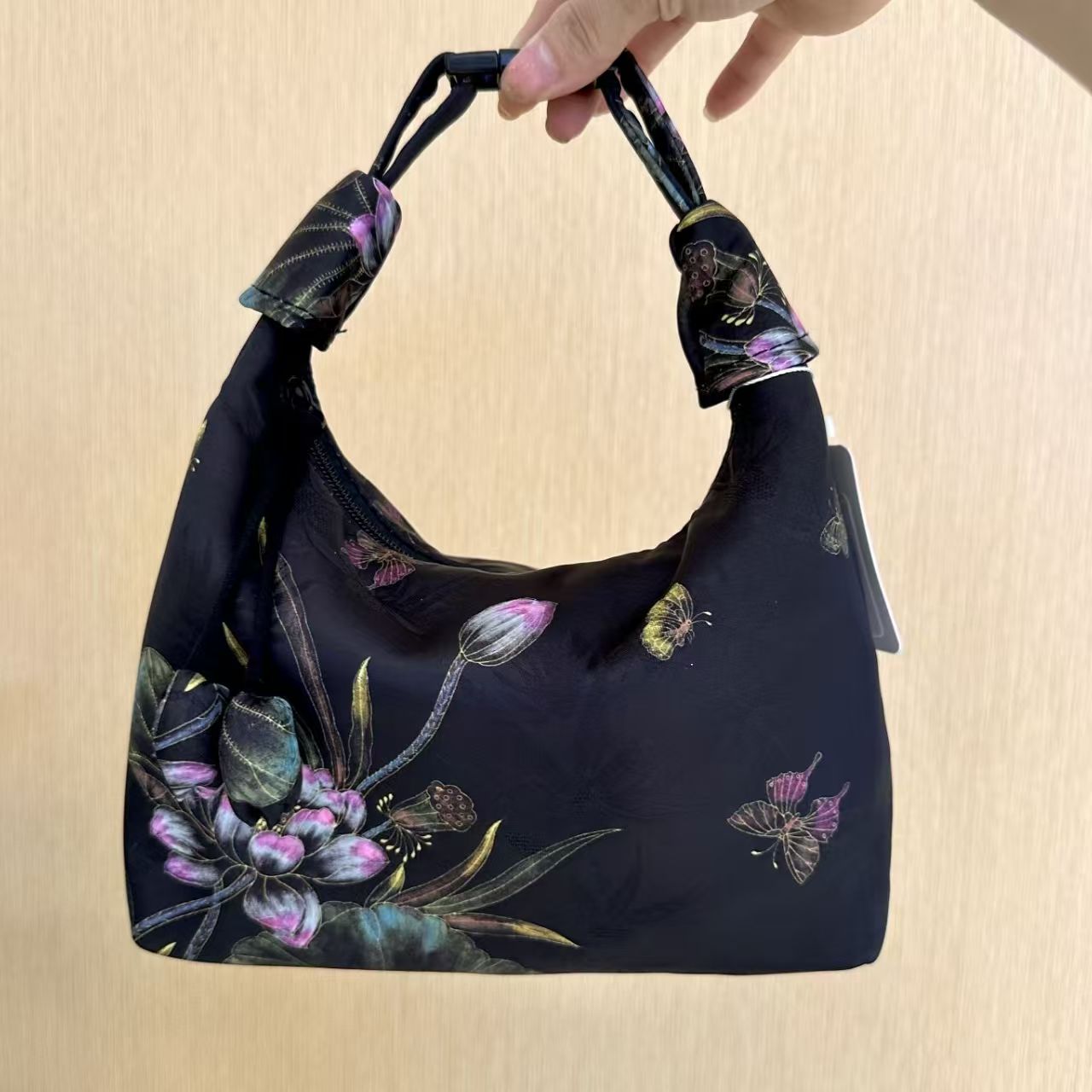 香云纱包包女国风单肩包斜挎包手拎托特包中年妈妈包28×18