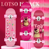 lotso草莓熊专业滑板初学者女生孩成人儿童青少年四轮滑板车6