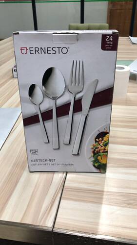 ERNESTO德国品牌304不锈钢餐具24件套