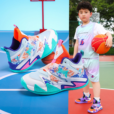 男童鞋子2025新款儿童实战篮球鞋