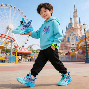 福建晋江男童鞋子2026春夏新款透气网面小学生男孩超轻跑步鞋防滑