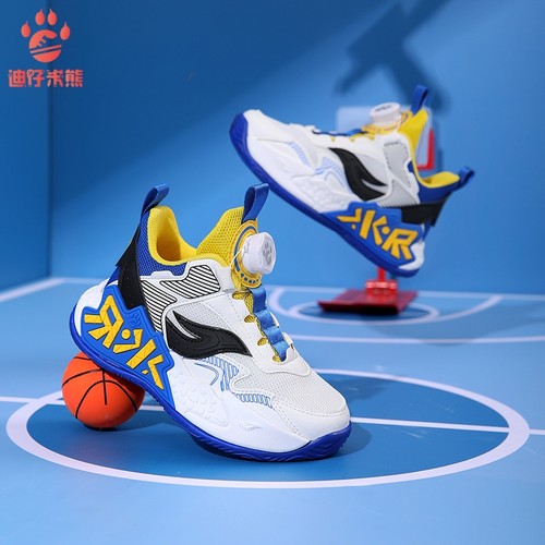迪仔米熊2025新款男童实战篮球鞋
