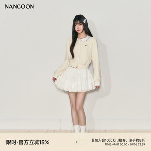 甜美少女感蛋糕a字短款 半身裙小众遮肉裙子 原创设计法式 NANGOON