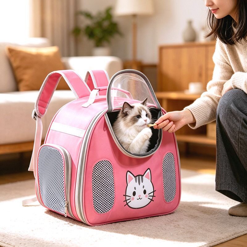 猫包太空舱大容量宠物背包便携外出猫咪宠物单肩包多孔透气宠物包