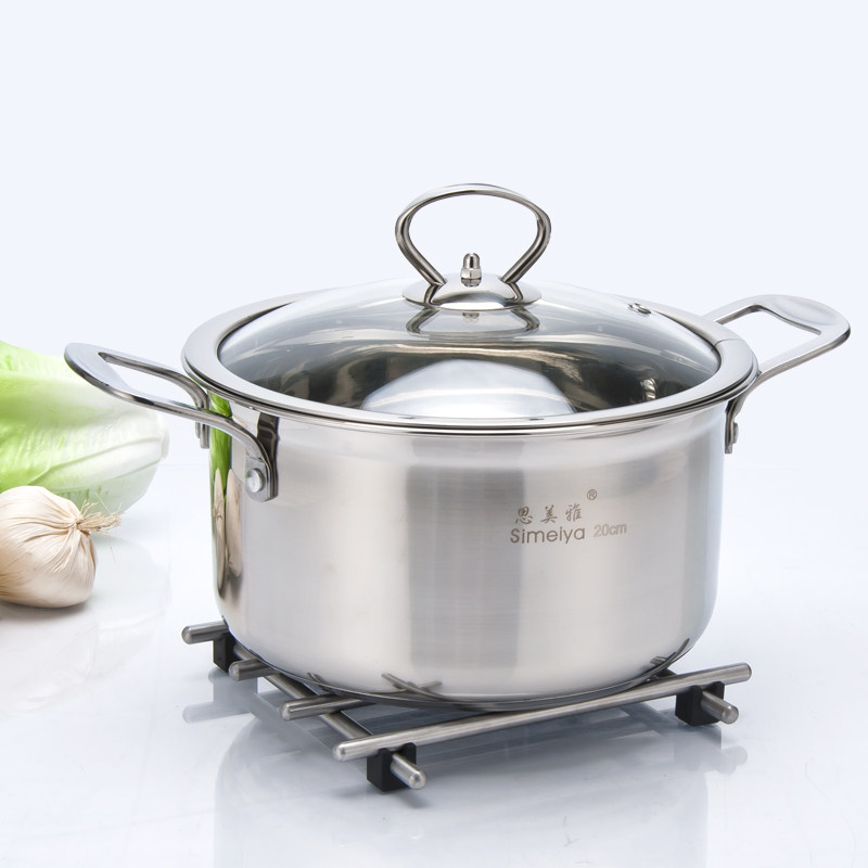 加厚湯鍋不鏽鋼複底煲湯鍋家用煮粥鍋奶鍋電磁爐燃氣通用鍋具在類目 廚房/烹飪用具, 烹飪用具, 鍋具/煲/燒水壺, 湯鍋中 - 來自Buy2taobao.com提供專業的淘寶代購服務