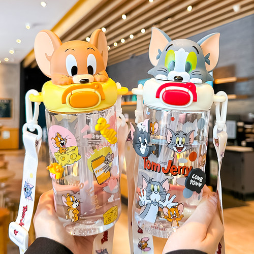 猫和老鼠tritan儿童吸管杯子