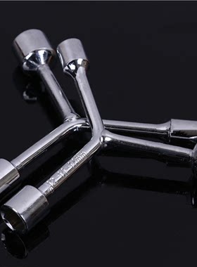 三叉套筒扳手 y型外六角套筒板手 三角扳手轮胎摩托汽车修理工具