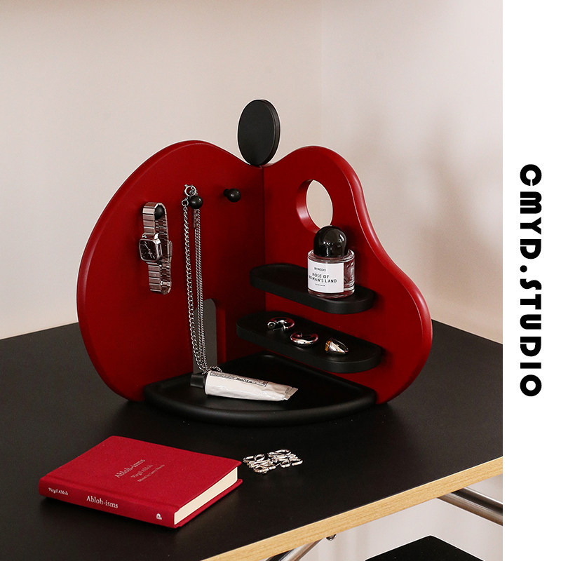 CMYD苹果置物架高颜值原创玄关钥匙收纳首饰展示架订婚乔迁新年礼,收纳整理,首饰架,淘宝优惠券,粉丝福利购,淘宝优惠卷