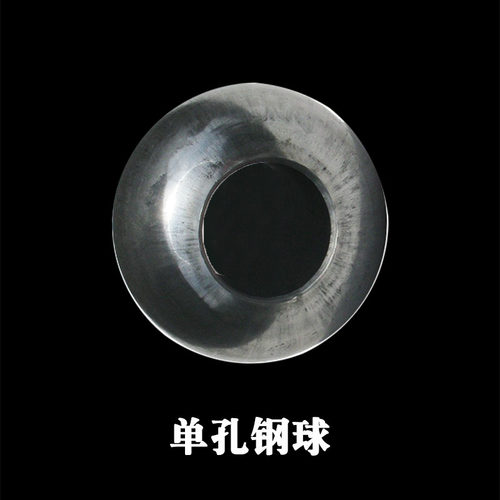 栏杆连接铁球定做开孔穿32钢管圆球铁球对穿球镀锌立柱连接球