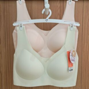 舒适固定宽肩带背心款 柔软透气文胸 内衣LBH6K6无尺码 都市丽人新款