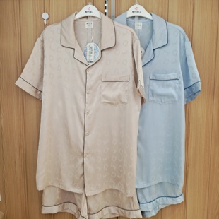 家居服套装 都市丽人男士 睡衣FH41A1FH40A6凉感冰雪丝轻薄丝滑短袖