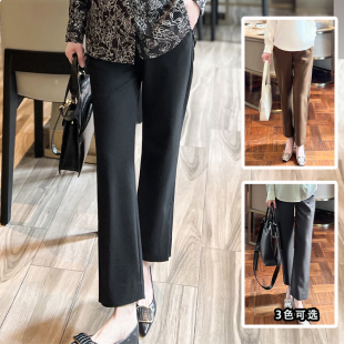 无腰开叉微弹OL通勤休闲烟管西裤 YouYoung悠扬 科技面料小禾家款