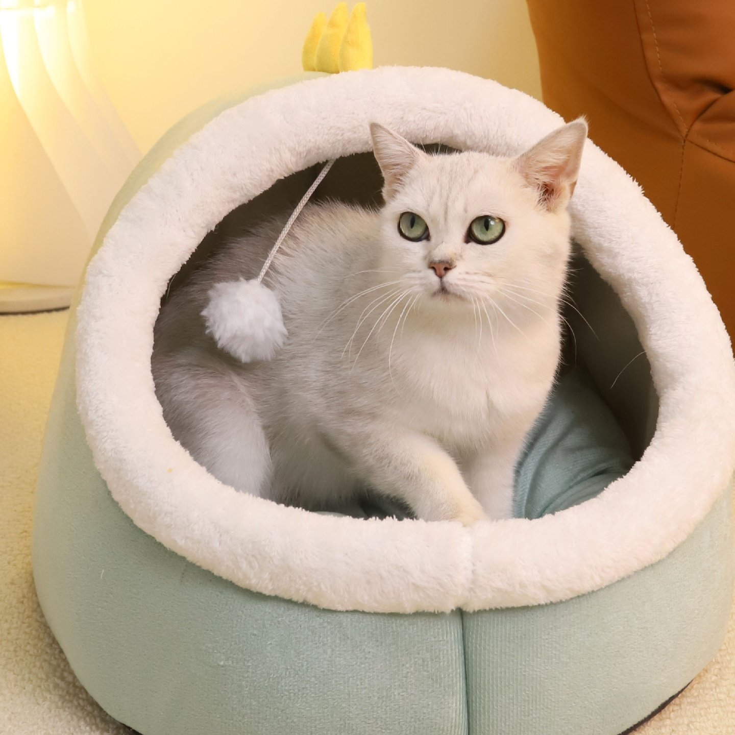 猫窝冬季保暖封闭式安全感可拆洗猫房子猫咪屋猫床宠物狗窝冬天用,宠物/宠物食品及用品,猫笼子/猫别墅,淘宝优惠券,粉丝福利购,淘宝优惠卷