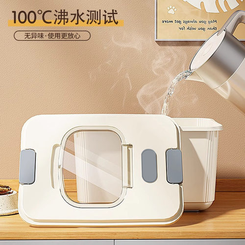 猫粮储存桶宠物真空防潮防虫10斤储粮桶家用大容量猫咪狗粮密封桶