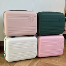 чемодан 星巴克同款14寸行李箱子母马卡龙手提箱登机箱便携化妆箱定制logo Other