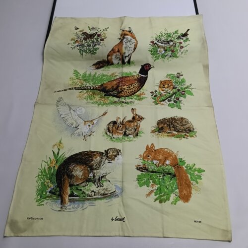 [挂布]tea towel茶巾纯棉瑕疵污渍Lamont 英国野外野生动物茶巾
