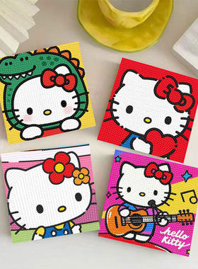 卡通HelloKitty钻石画儿童手工