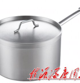 24cm加厚不锈钢单柄复合底煮奶锅