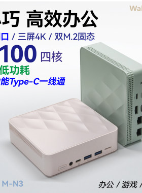 12代N100迷你主机双网口Win11