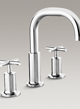 科勒K-14428T-3/4-CP/PGD飘瑞诗缸边式浴缸龙头