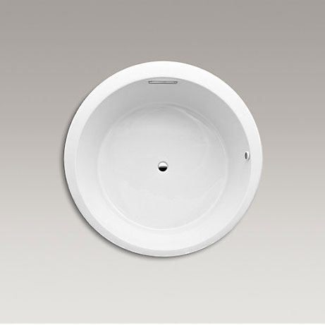 KOHLER/科勒卫浴艾芙1.5米正圆形嵌入式泡泡按摩浴缸K-18352T-G-0