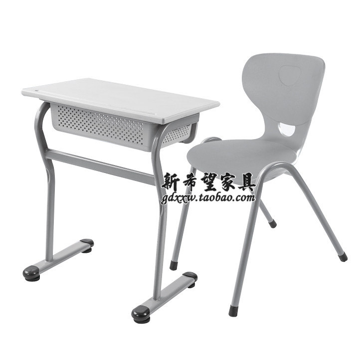 特价学校课桌椅 中小学生学习桌椅多功能补习班上课桌椅组合耐用