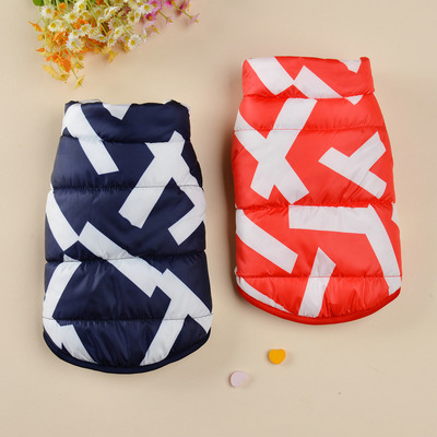 秋冬装狗狗衣服保暖棉衣马甲猫咪