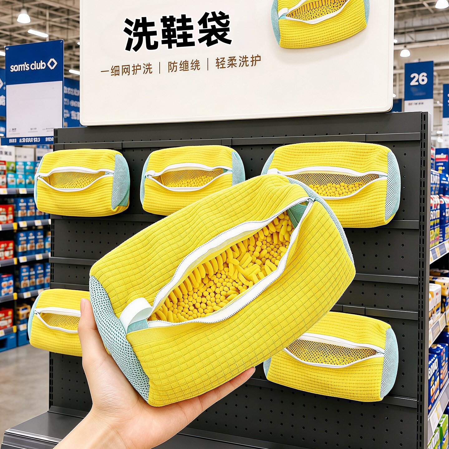 家用滚筒洗衣机专鞋袋懒人