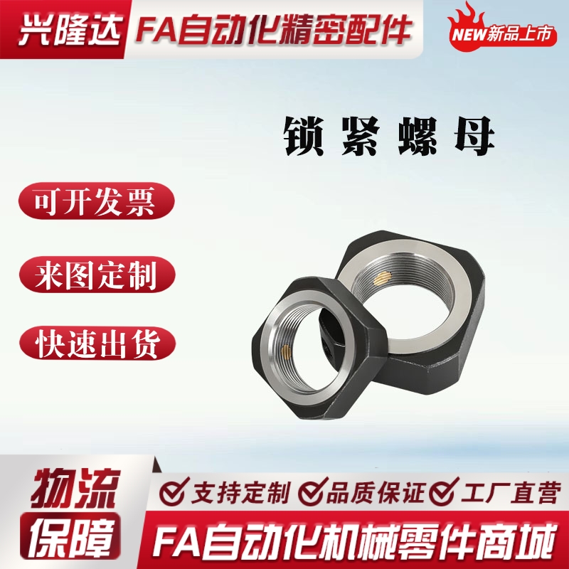 BNTA-M5 M6 M8 M10 M12 M15 M17 M20 M25 M30方形/轴承锁紧螺母