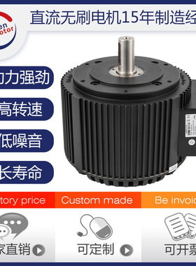 高效率 10KW 3700rpm 叉车电机 无刷直流 高速电摩电机