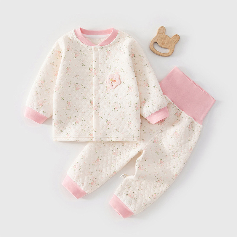 婴儿套装a类纯棉宝宝夹棉秋衣秋裤春秋高腰护肚睡衣保暖冬季内衣,童装/婴儿装/亲子装,内衣套装,淘宝优惠券,粉丝福利购,淘宝优惠卷