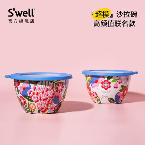 Swell联名款沙拉碗家用2025新款
