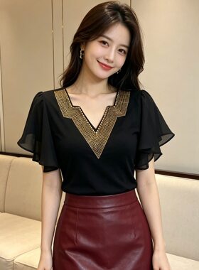 短袖休闲风精梳棉新款2026夏季