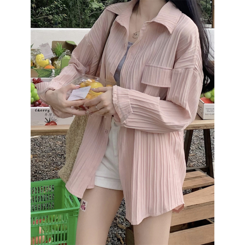 大码衬衣法式设计感小众上衣薄款