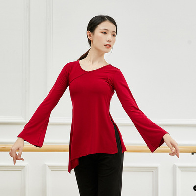 舞蹈服装女成人显瘦练功服古典舞