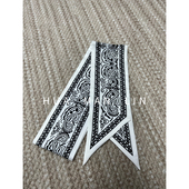 花滿林桑蚕丝腰果花长条丝巾150 134cm 10cm