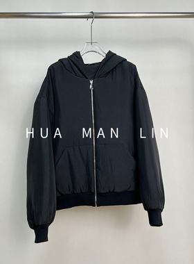 【花满林】连帽拉链束口袖口真丝桑蚕丝加厚外套259886