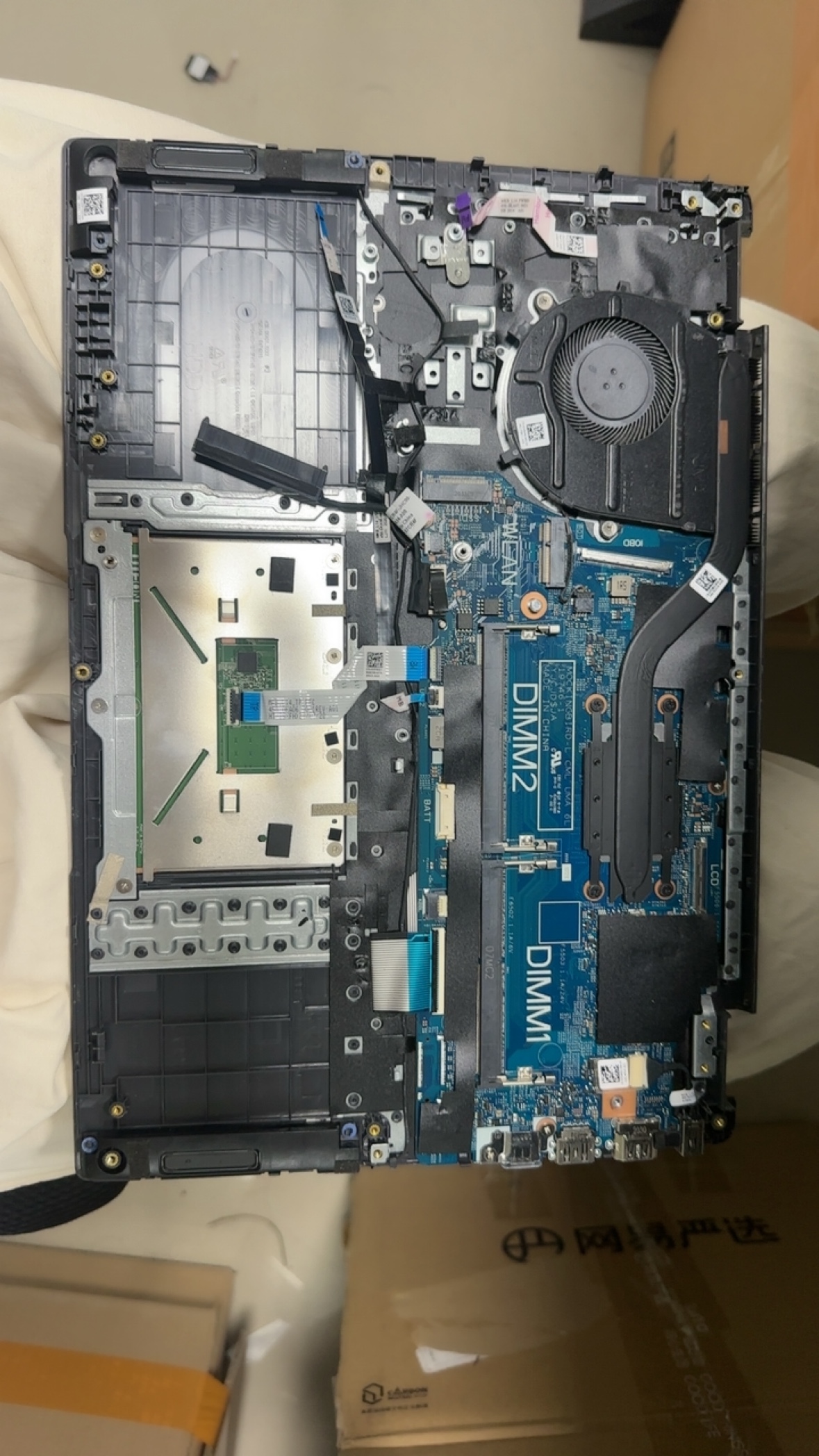 戴尔 Latitude 3410 E3410 触摸板 开关板 塑料按钮 主板 19746-1