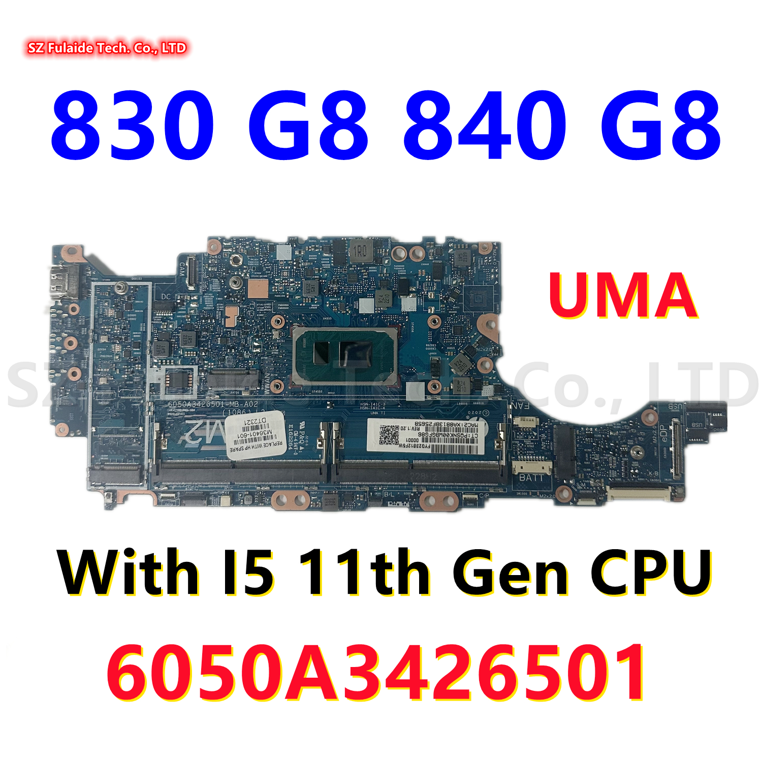 HP EliteBook 840 G8 840 G9 840 G10 840G3 6050A3426501 主板