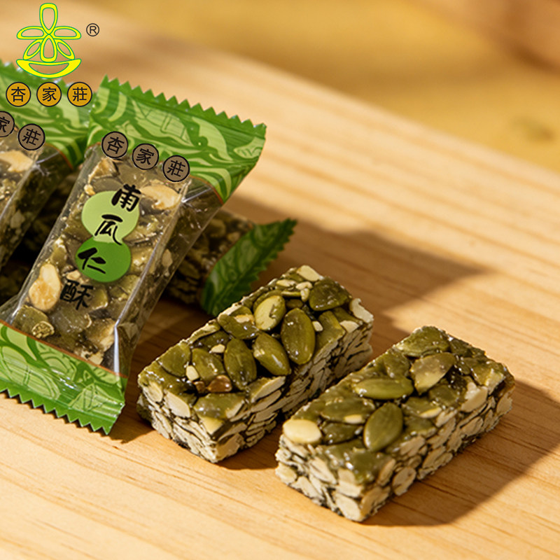 杏家庄上海特产南瓜子酥零食即食小包装熟南瓜籽仁小吃